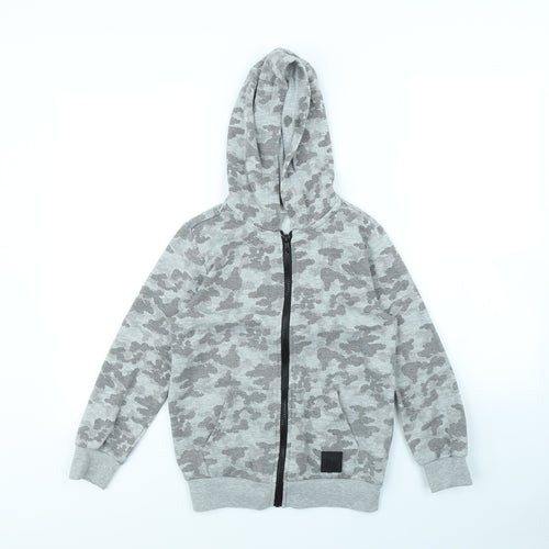 F&F Girls Grey Camouflage  Jacket  Size 9 Years