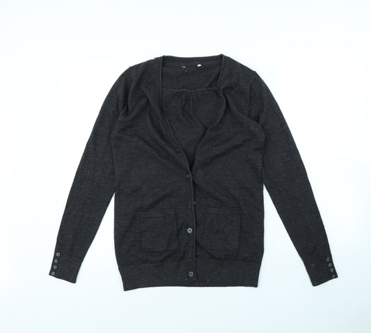 Front view of Marks & Spencer girls’ grey jacket, size 13, years