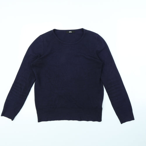 m&s Womens Blue   Pullover Jumper Size 8