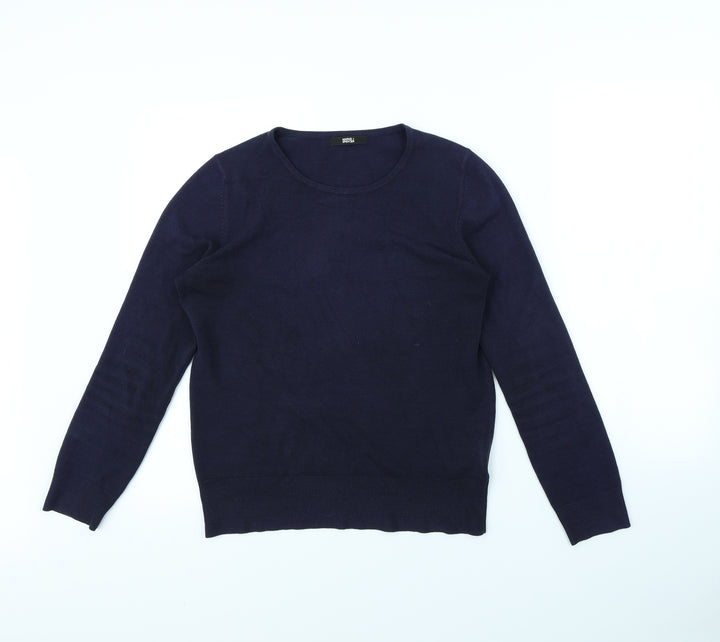 m&s Womens Blue   Pullover Jumper Size 8