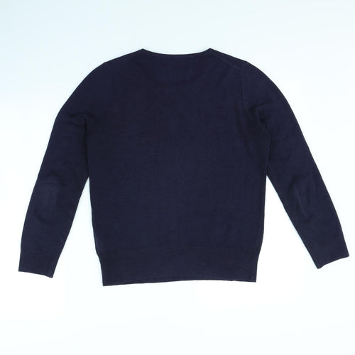 m&s Womens Blue   Pullover Jumper Size 8