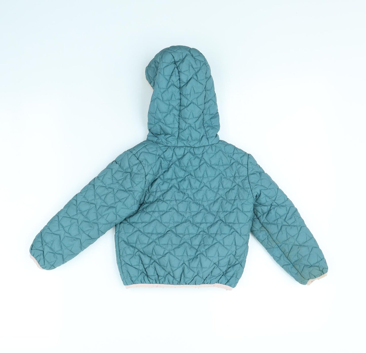 m&s Girls Green   Rain Coat Coat Size 3 Years