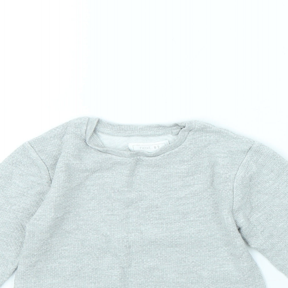 NEXT Boys Grey   Pullover Jumper Size 4 Years