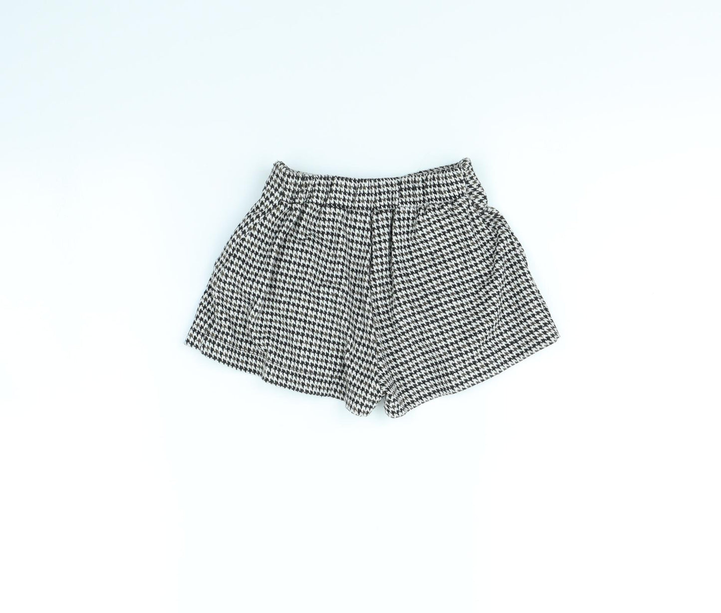 Zara Girls Brown Check  Mini Skirt Size 6 Years