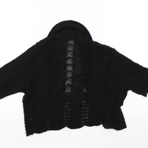 M&Co. Womens Black   Shrug Jumper Size S
