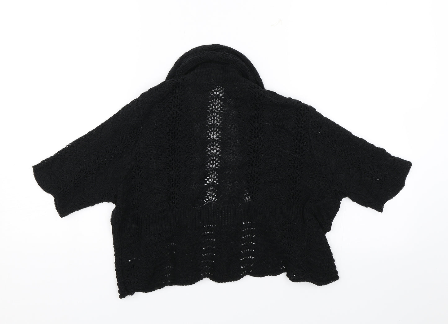 M&Co. Womens Black   Shrug Jumper Size S