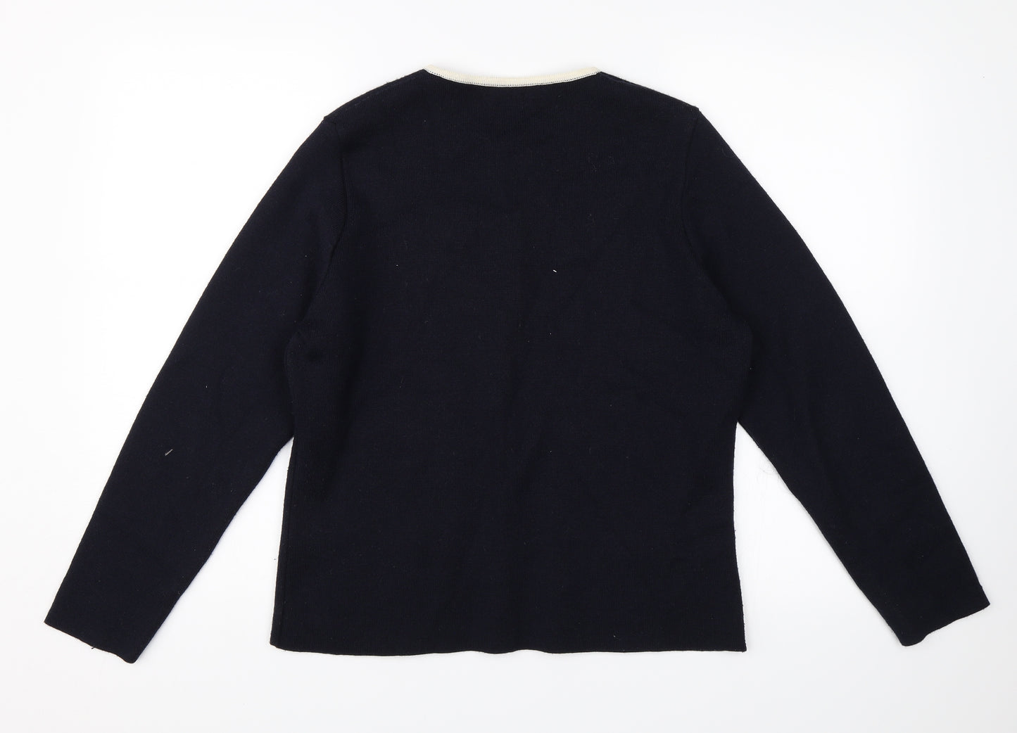 Marks and Spencer Womens Blue   Cardigan Jumper Size 14