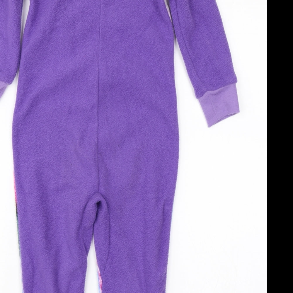 Disney Girls Purple Solid  Top One Piece Size 2-3 Years  - Frozen