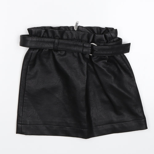 River Island Girls Black   Mini Skirt Size 6 Years