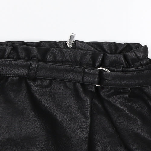 River Island Girls Black   Mini Skirt Size 6 Years