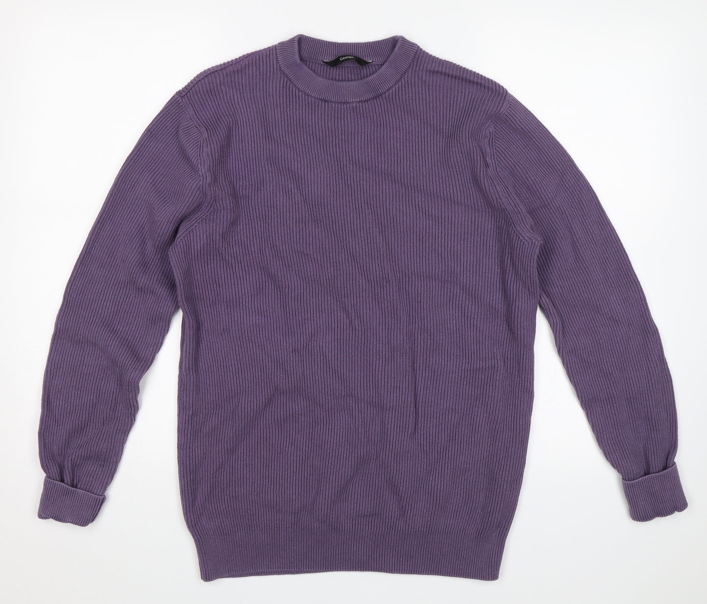 George Womens Purple   Pullover Jumper Size L