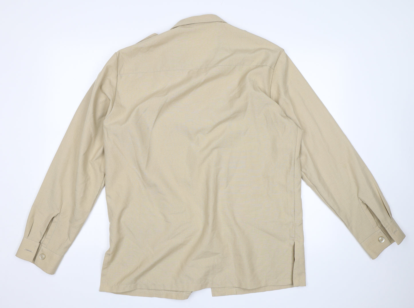 Preworn Mens Beige    Button-Up Size 40
