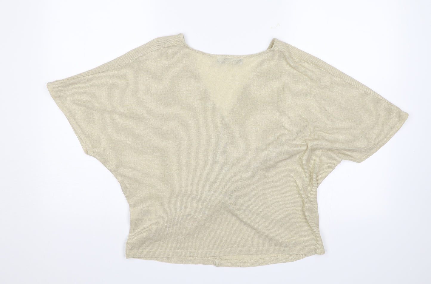 M&S Womens Gold   Basic Blouse Size 12