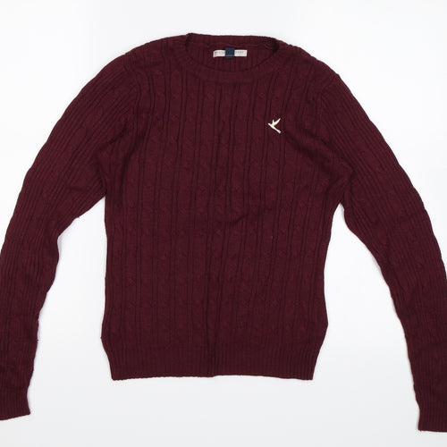 Blonde + Blonde Womens Red   Pullover Jumper Size 10