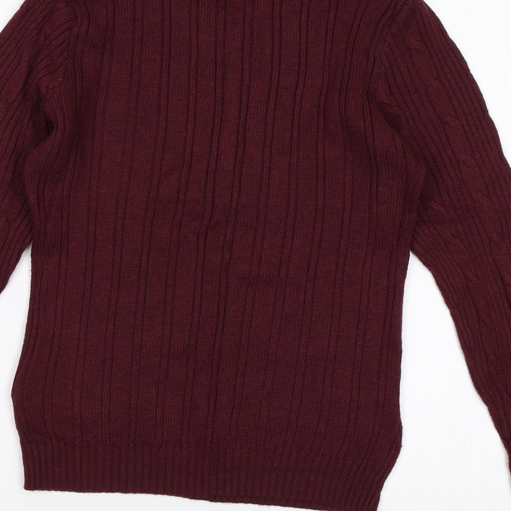 Blonde + Blonde Womens Red   Pullover Jumper Size 10