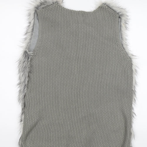 Primark Womens Grey   Shrug Jumper Size L