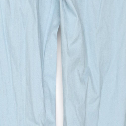 Papaya Womens Blue   Capri Trousers Size 8 L25 in