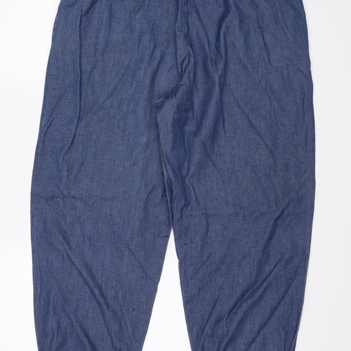 Confetti Womens Blue   Trousers  Size L L23 in