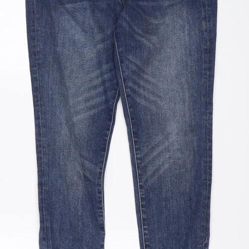 H&M Womens Blue  Denim Skinny Jeans Size 8 L28 in