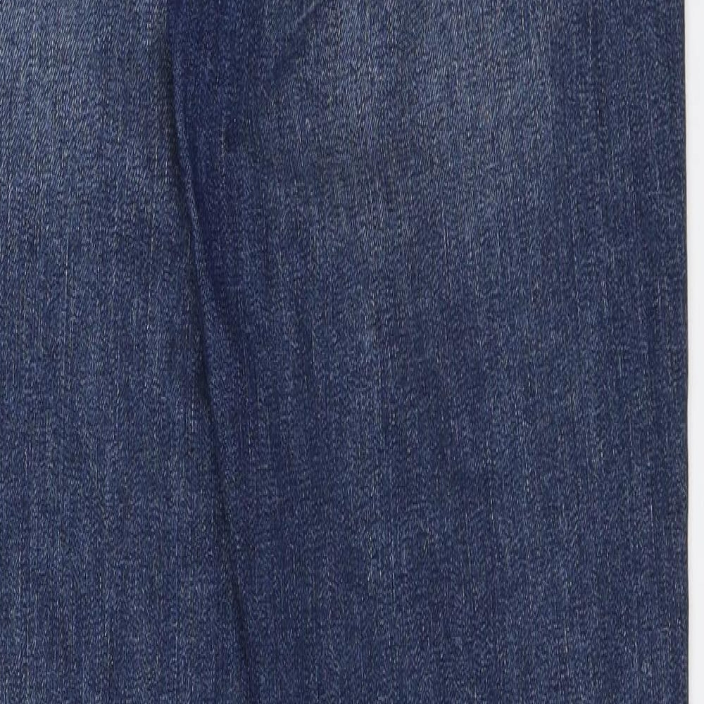 H&M Womens Blue  Denim Skinny Jeans Size 8 L28 in