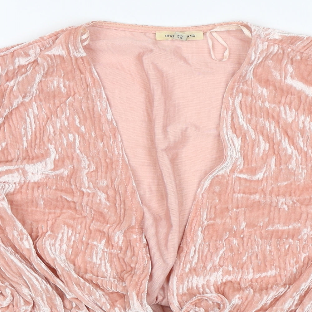 River Island Womens Pink   Shrug Jumper Size 12