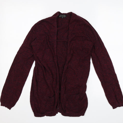 New Look Womens Red   Cardigan Jumper Size 10