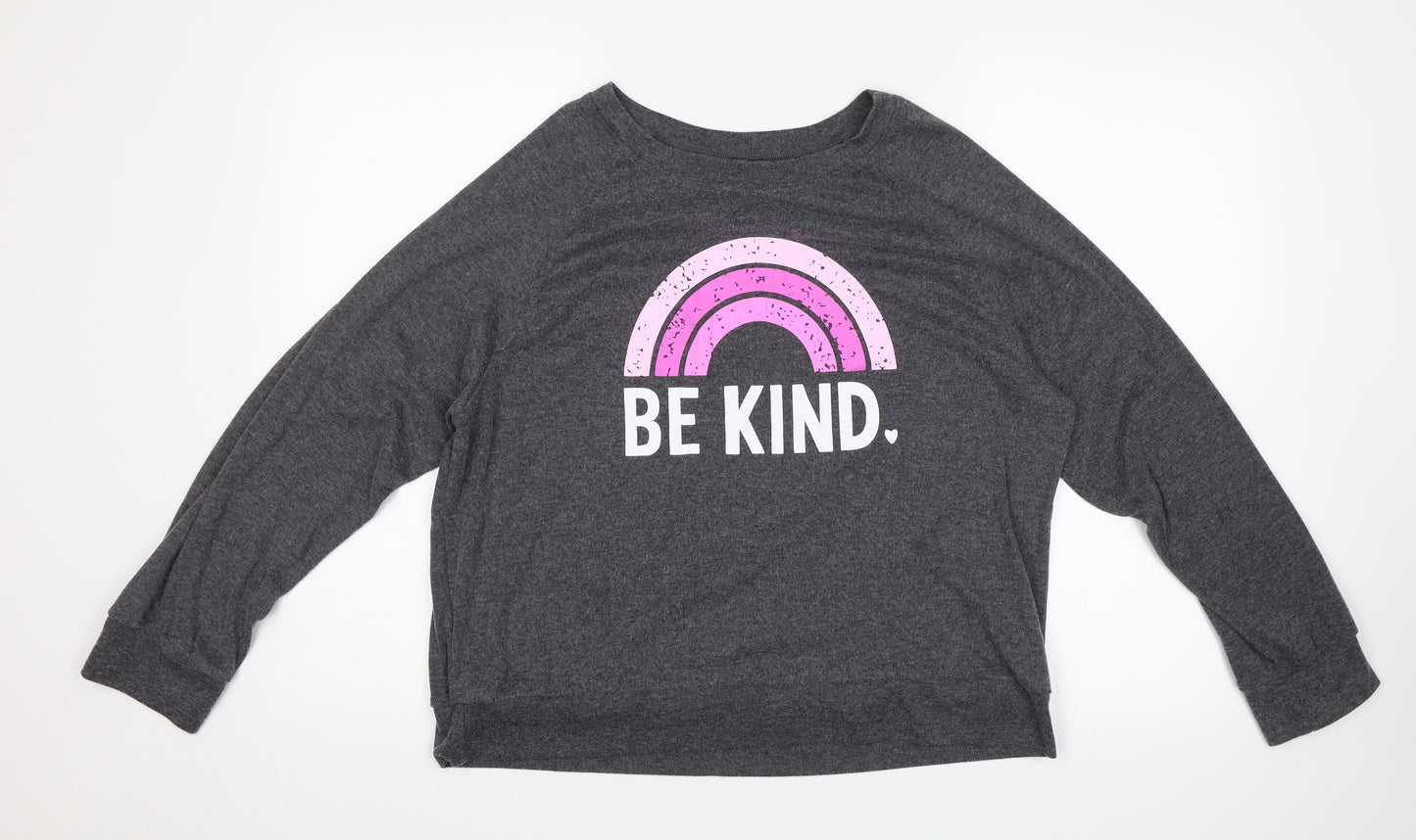 Preworn Womens Grey   Pullover Jumper Size XL  - Be Kind