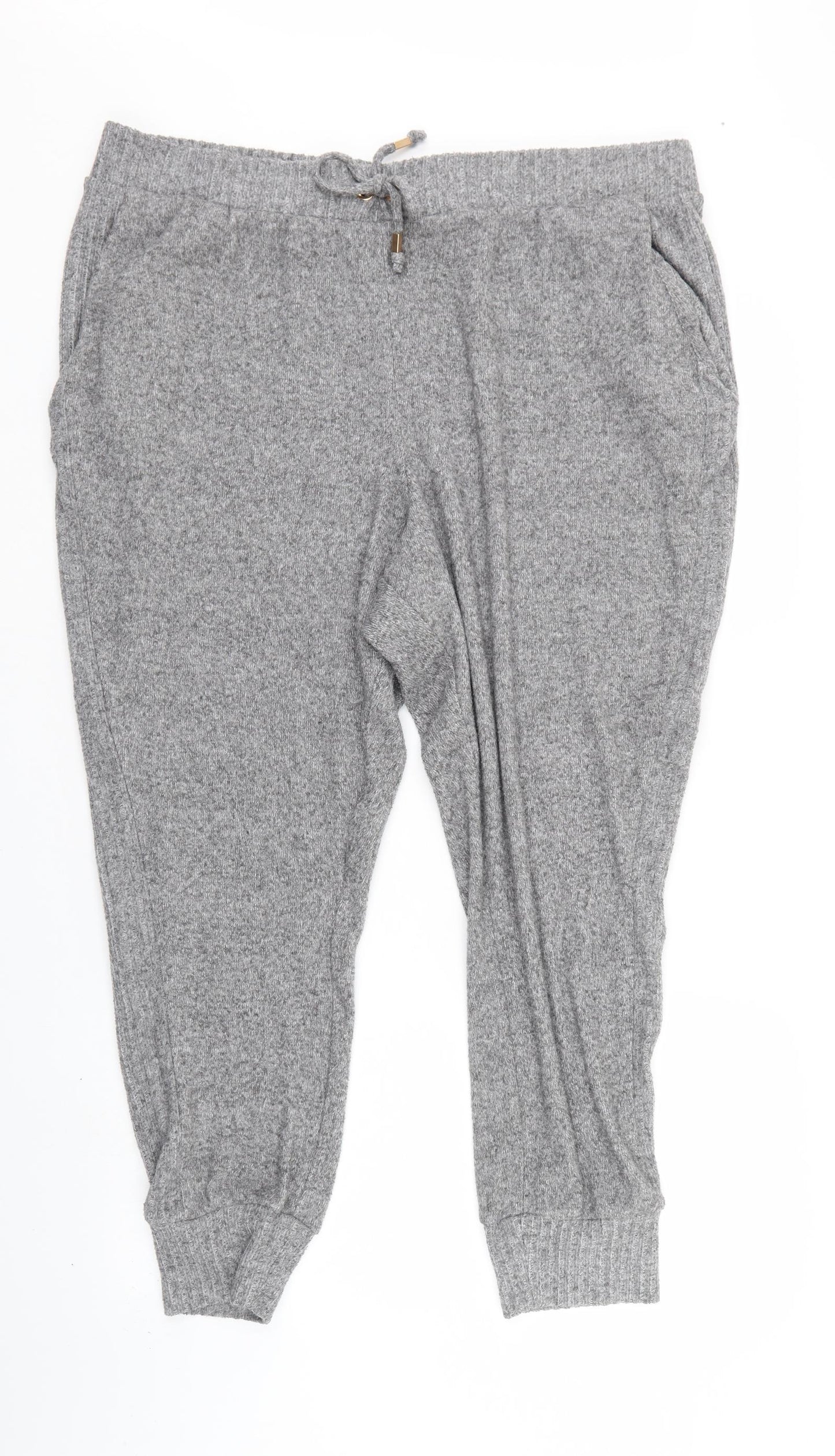 F&F Womens Grey   Sweatpants Trousers Size 22 L27 in