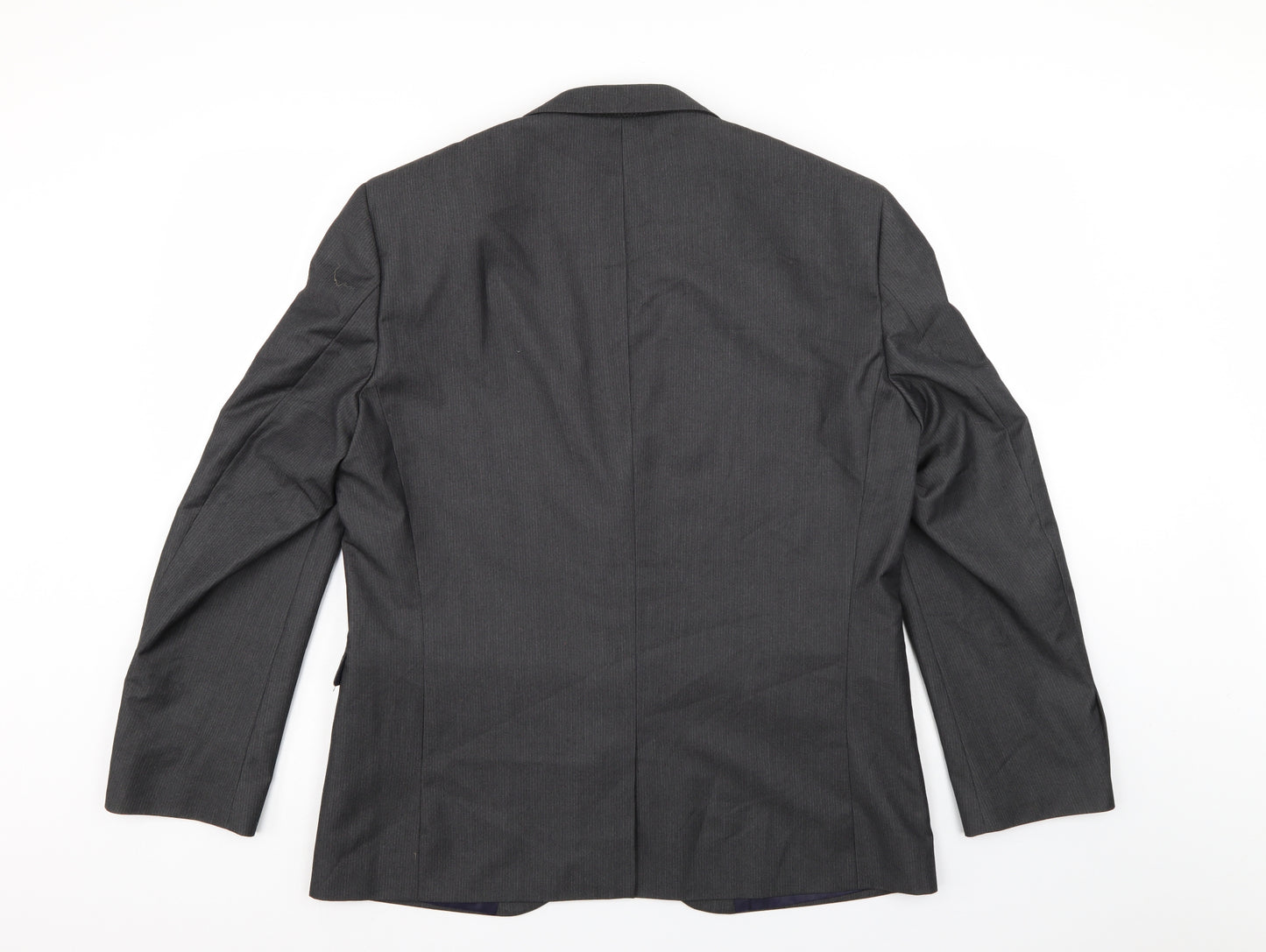 NEXT Mens Grey Striped  Jacket Suit Jacket