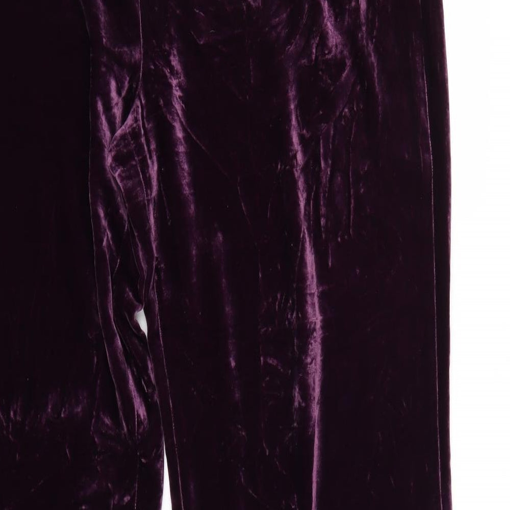 Laura Ashley Womens Purple   Trousers  Size 18 L30 in