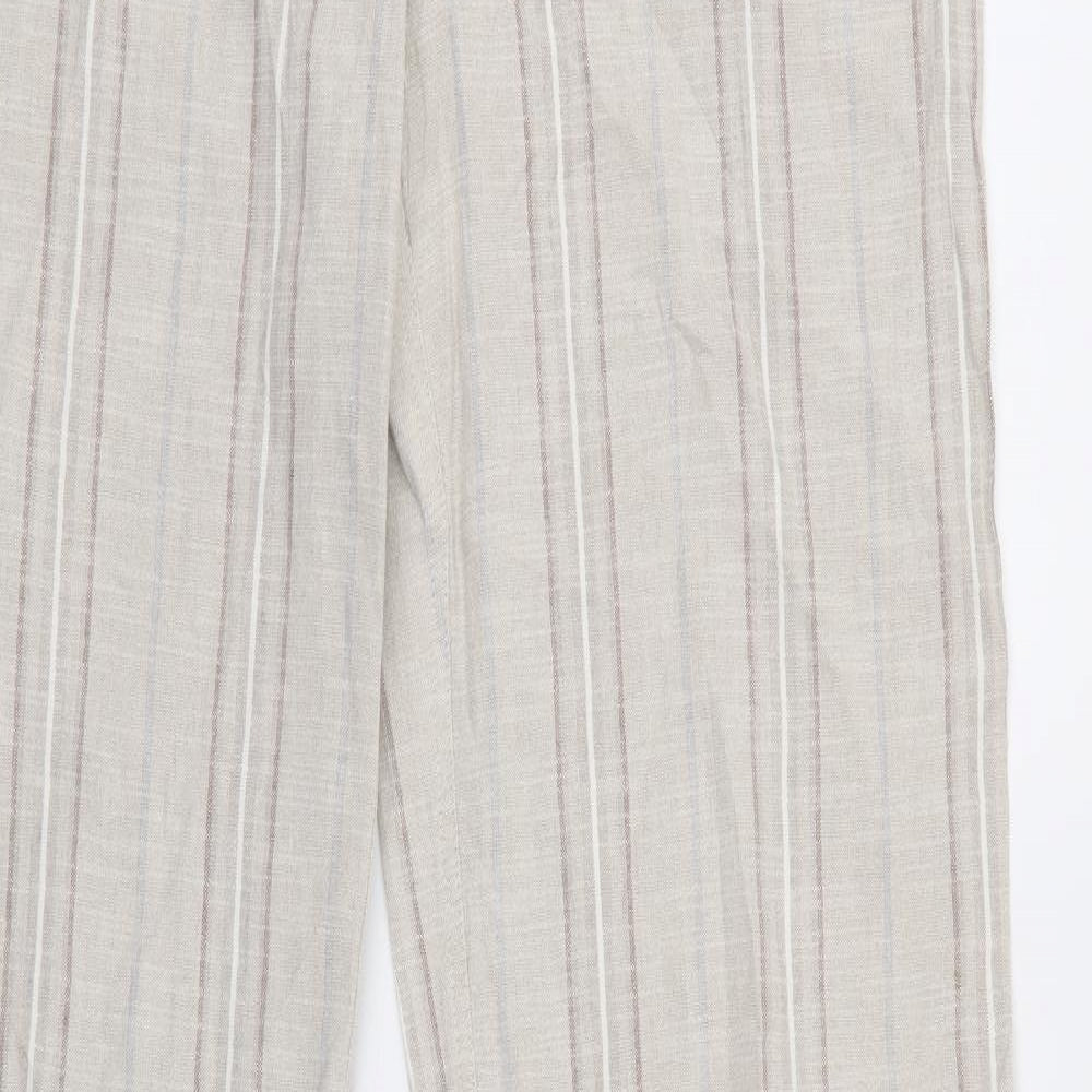 Per Una Womens Multicoloured Striped  Trousers  Size 14 L32 in