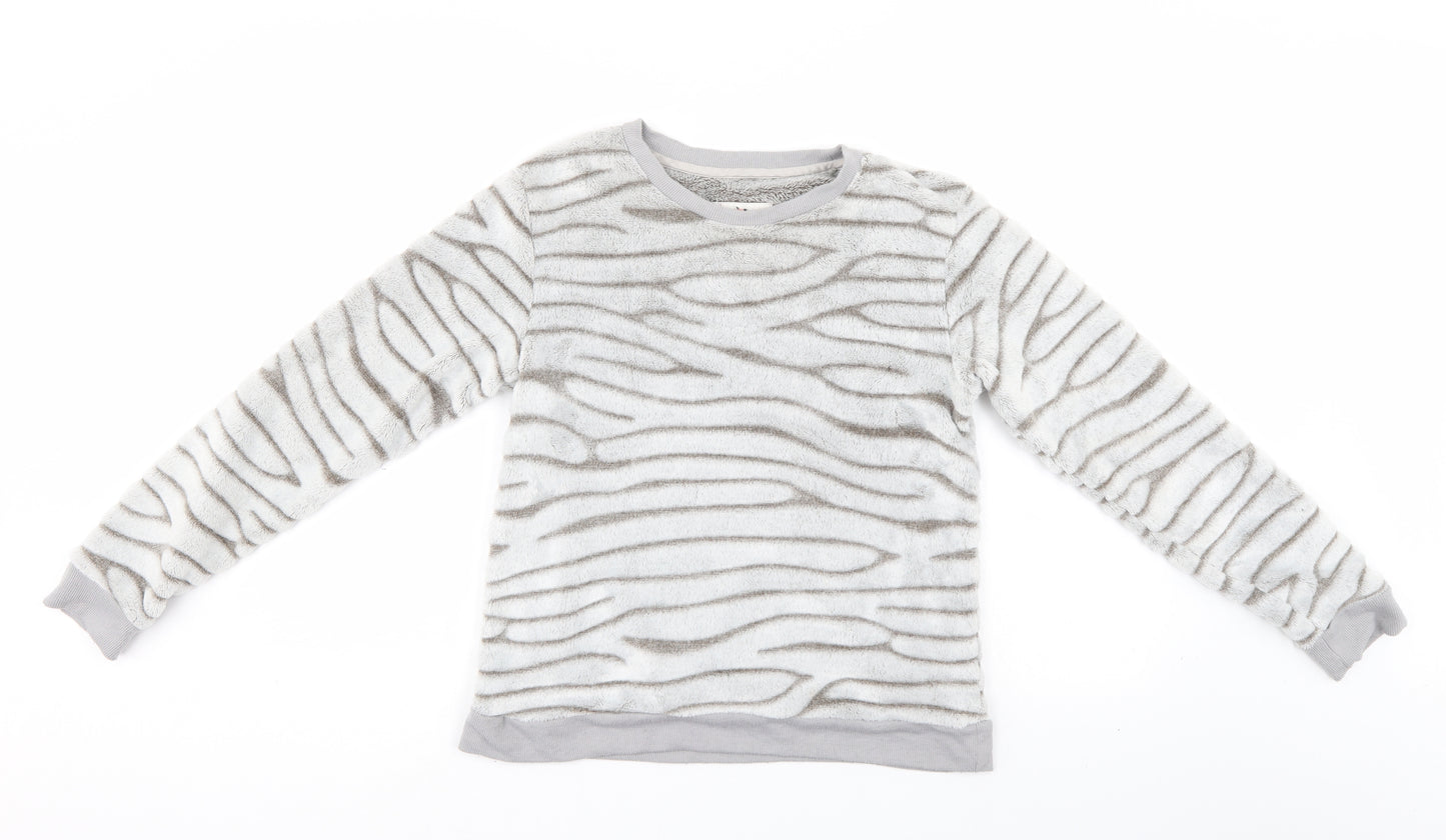lounge & sleepwear Womens Grey Animal Print   Pyjama Top Size 6