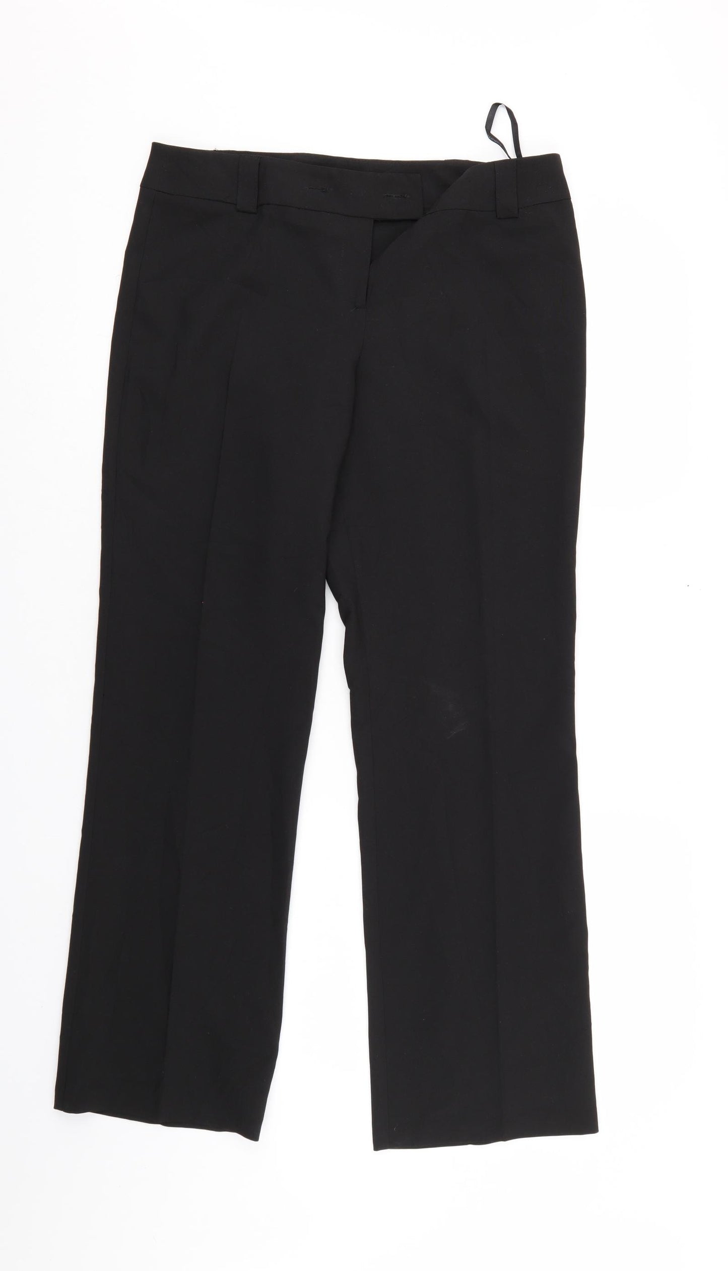 Dorothy Perkins Womens Black   Trousers  Size 12 L28 in