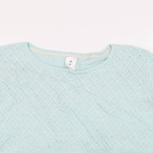 Target Womens Green   Tunic Jumper Size 14