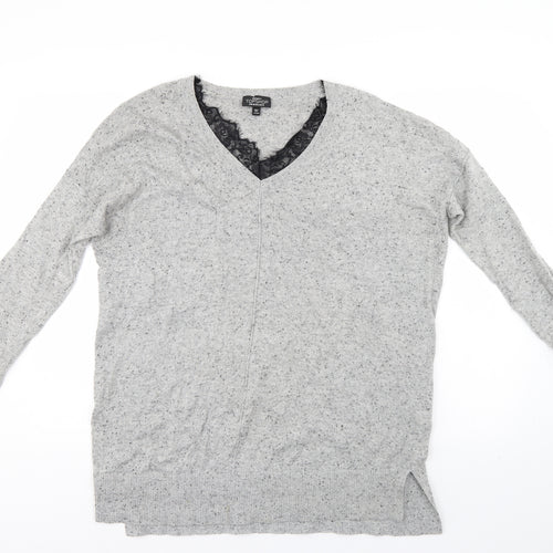 Top Shop Womens Grey   Pullover Jumper Size 10