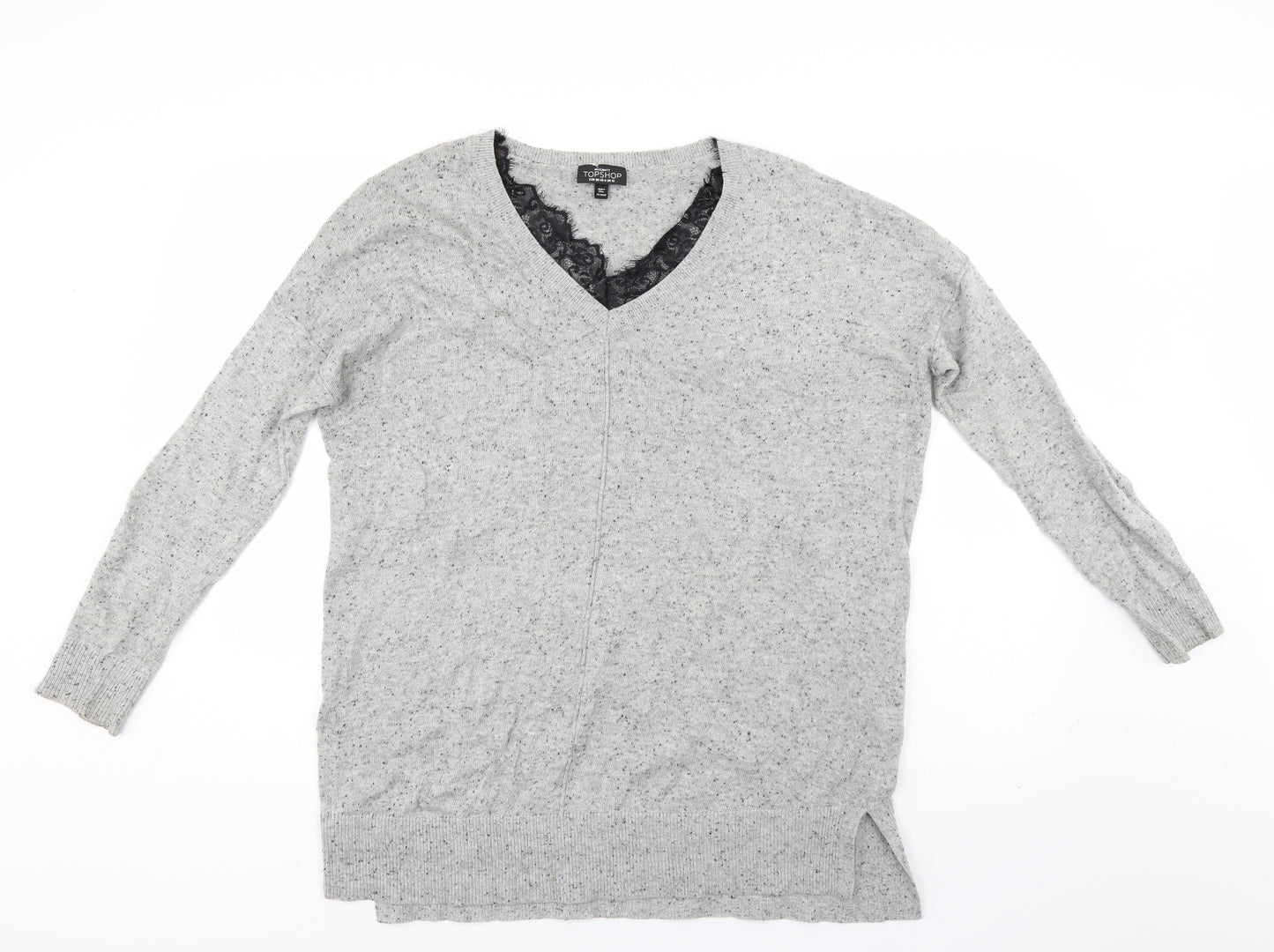 Top Shop Womens Grey   Pullover Jumper Size 10