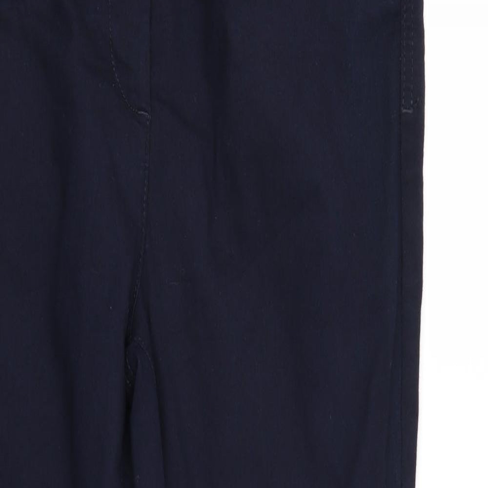 M&S Womens Blue  Denim Cropped Jeans Size 14 L22 in