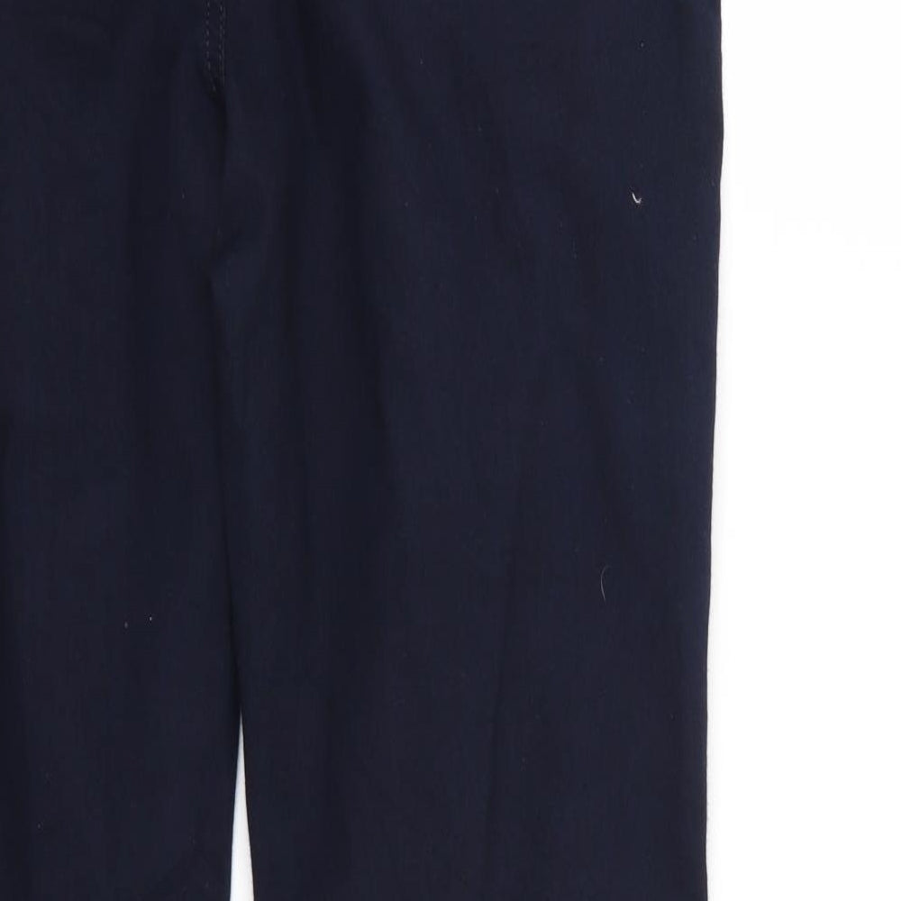 M&S Womens Blue  Denim Cropped Jeans Size 14 L22 in