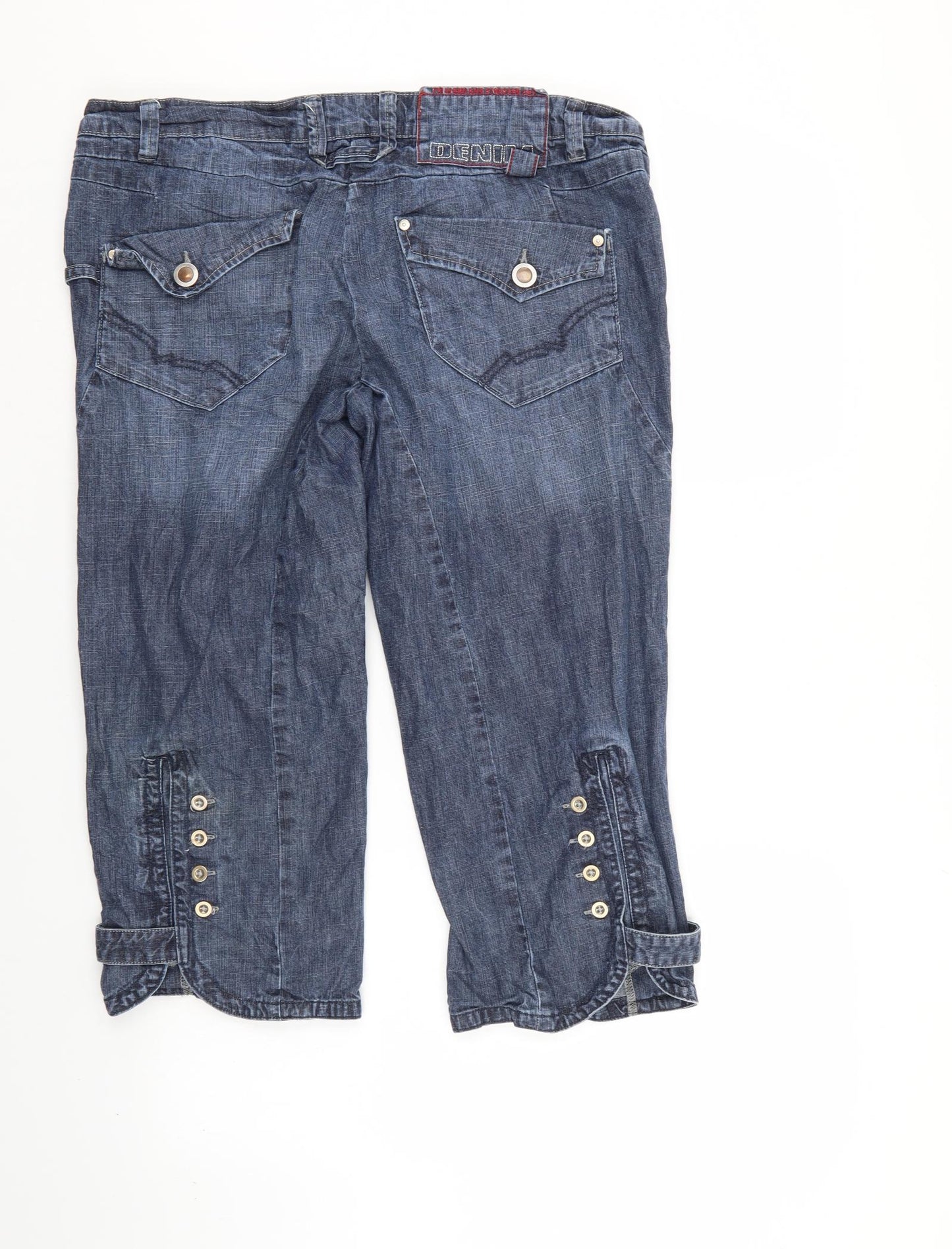 NEXT Womens Blue  Denim Cropped Jeans Size 14 L21 in