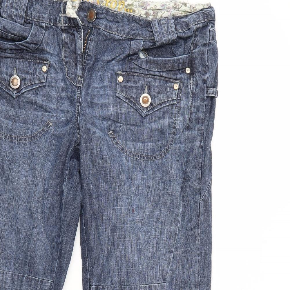 NEXT Womens Blue  Denim Cropped Jeans Size 14 L21 in