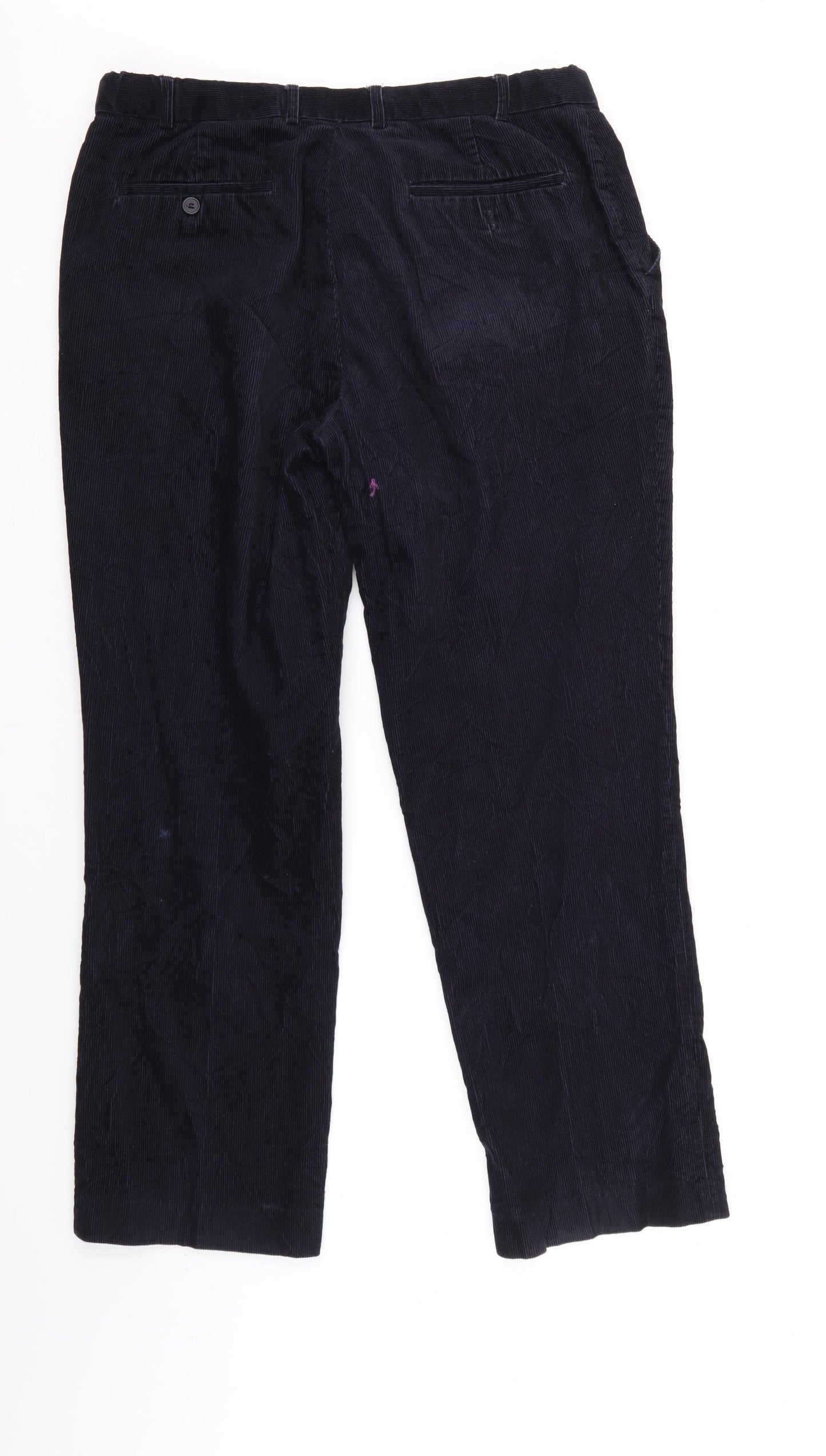 Lincon Mens Blue  Corduroy Skinny Jeans Size 36 L29 in