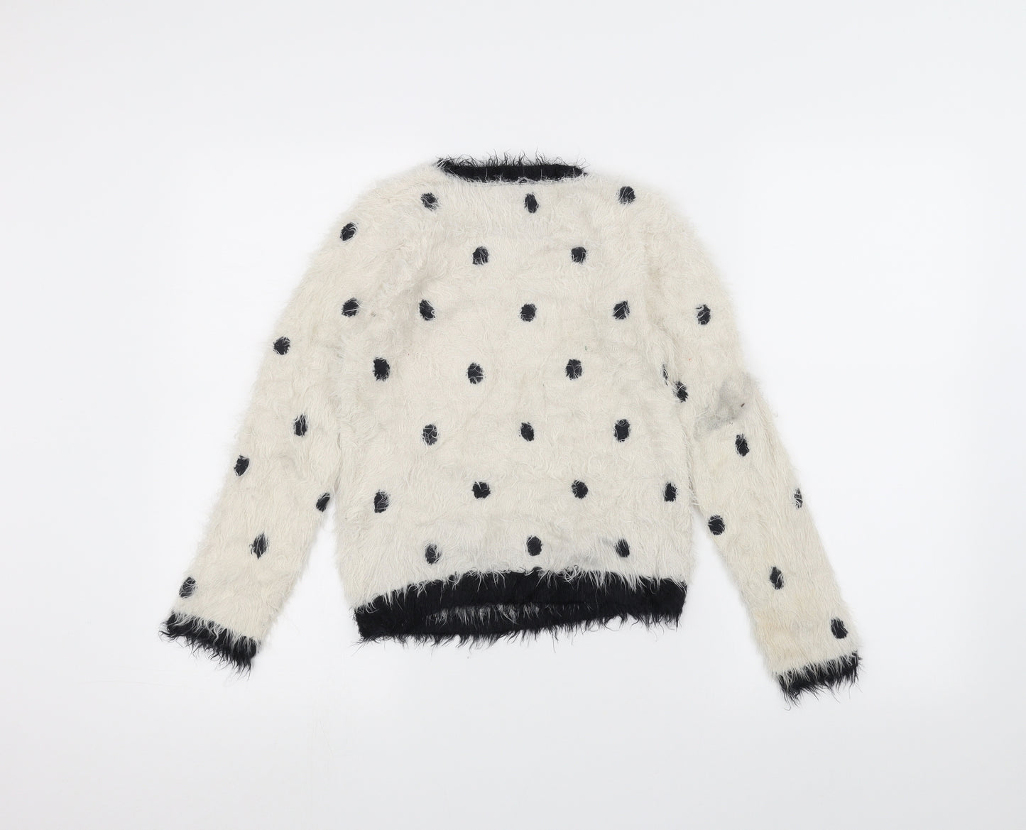 Marks and Spencer Girls White   Pullover Jumper Size 9-10 Years