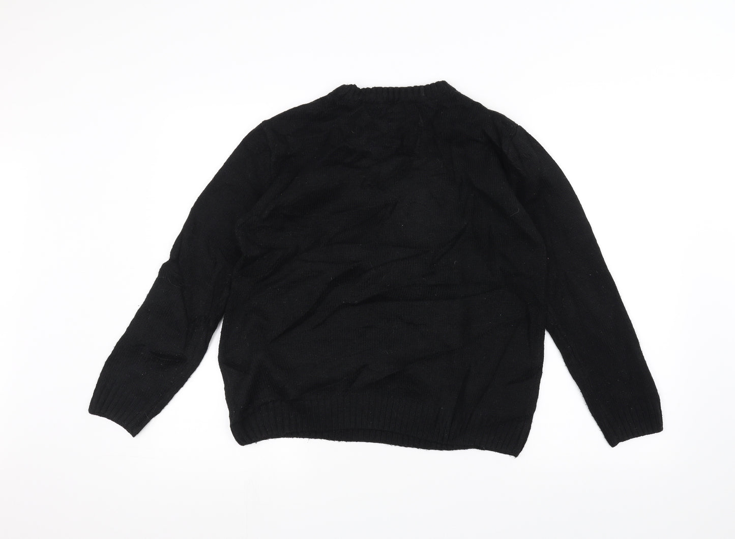 Preworn Womens Black  Knit Pullover Jumper Size XS  - Christmas  Jumper