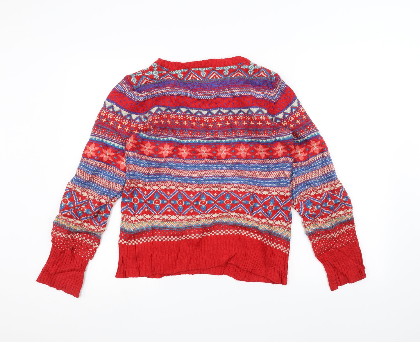 H&M Womens Red  Knit Pullover Jumper Size M  - Christmas  Jumper