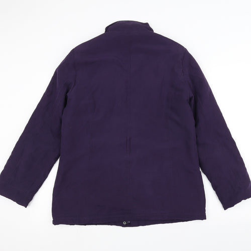 BHS Womens Purple   Pea Coat Coat Size 12