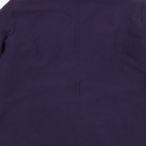 BHS Womens Purple   Pea Coat Coat Size 12