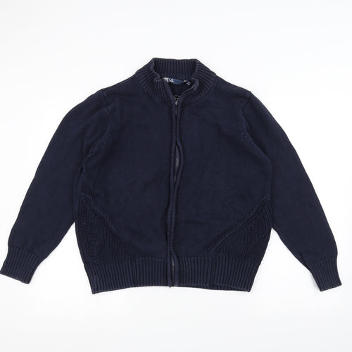ISLE Womens Blue  Knit Jacket  Size L