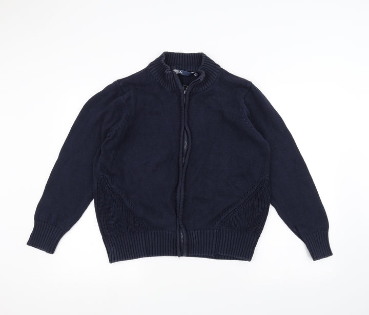 ISLE Womens Blue Knit Jacket Size L