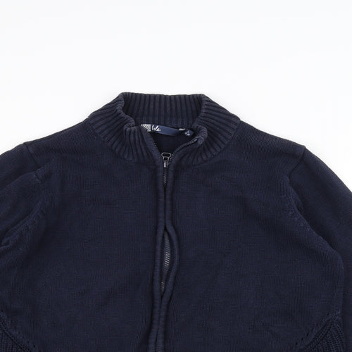 ISLE Womens Blue  Knit Jacket  Size L