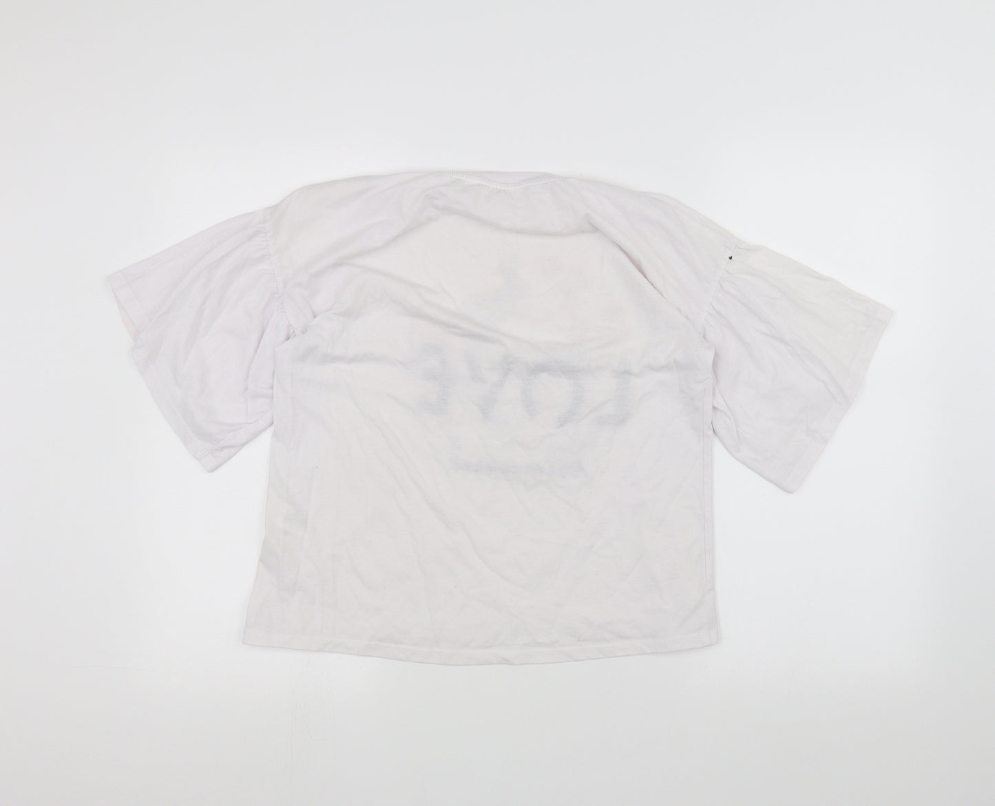 Primark Womens White   Basic T-Shirt Size 12